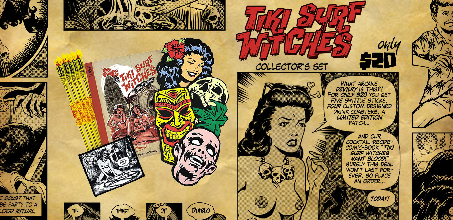 Party With The Tiki Surf Witches!