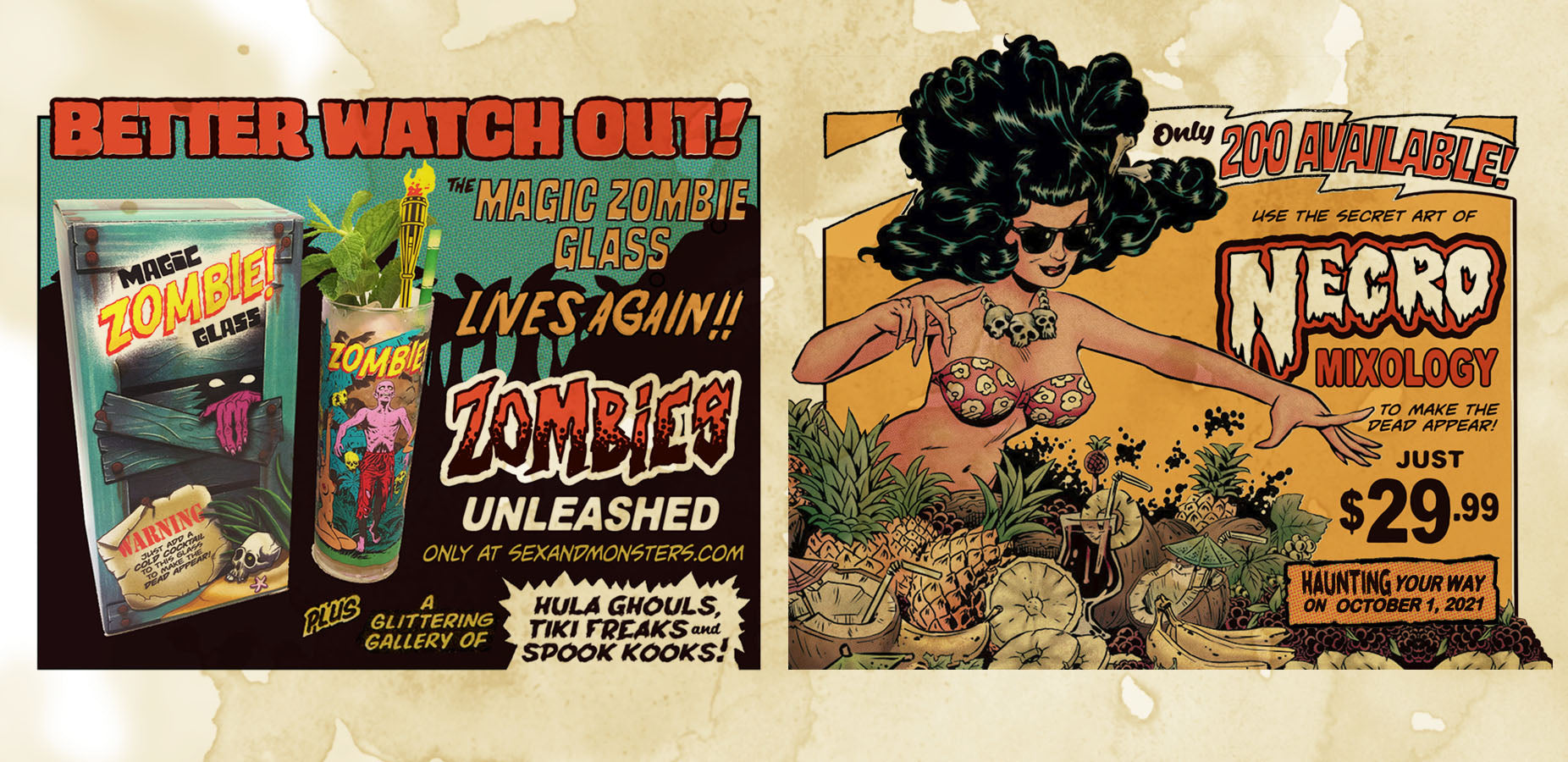 Magic ZOMBIE! Glass returns!